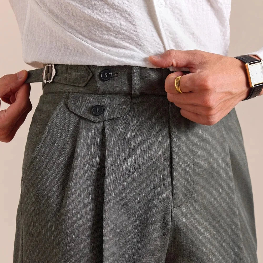 Naples Pleated Trousers