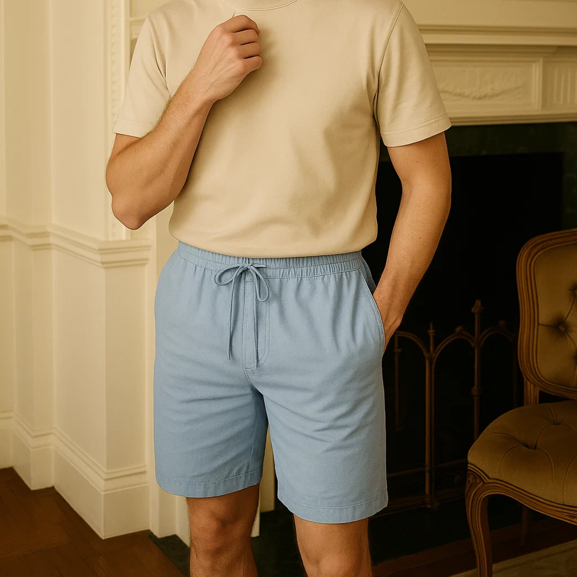 BreezeFit Linen Shorts