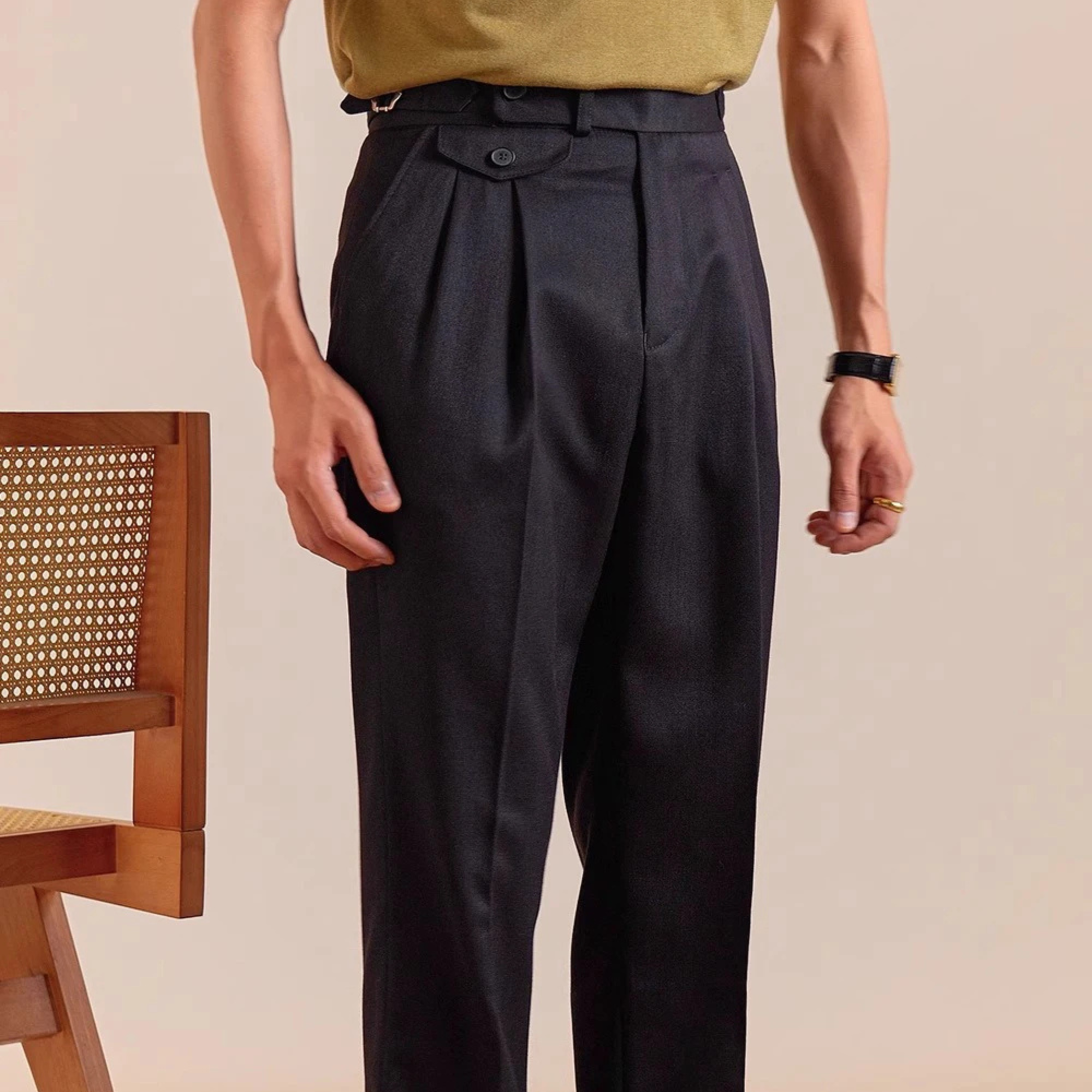 Naples Pleated Trousers
