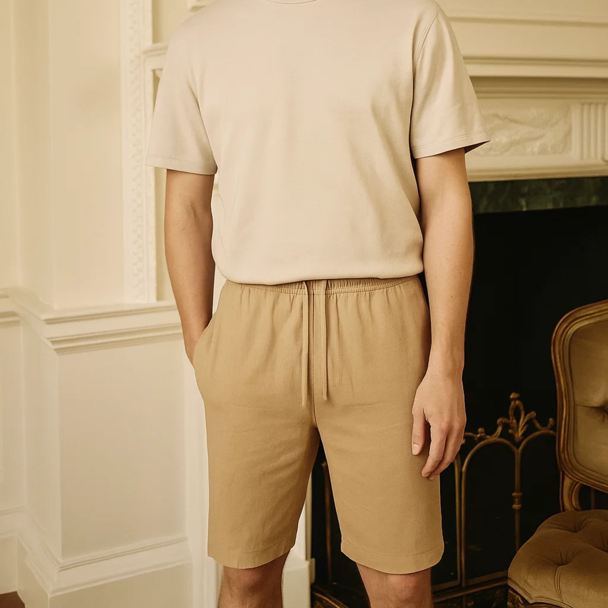 BreezeFit Linen Shorts