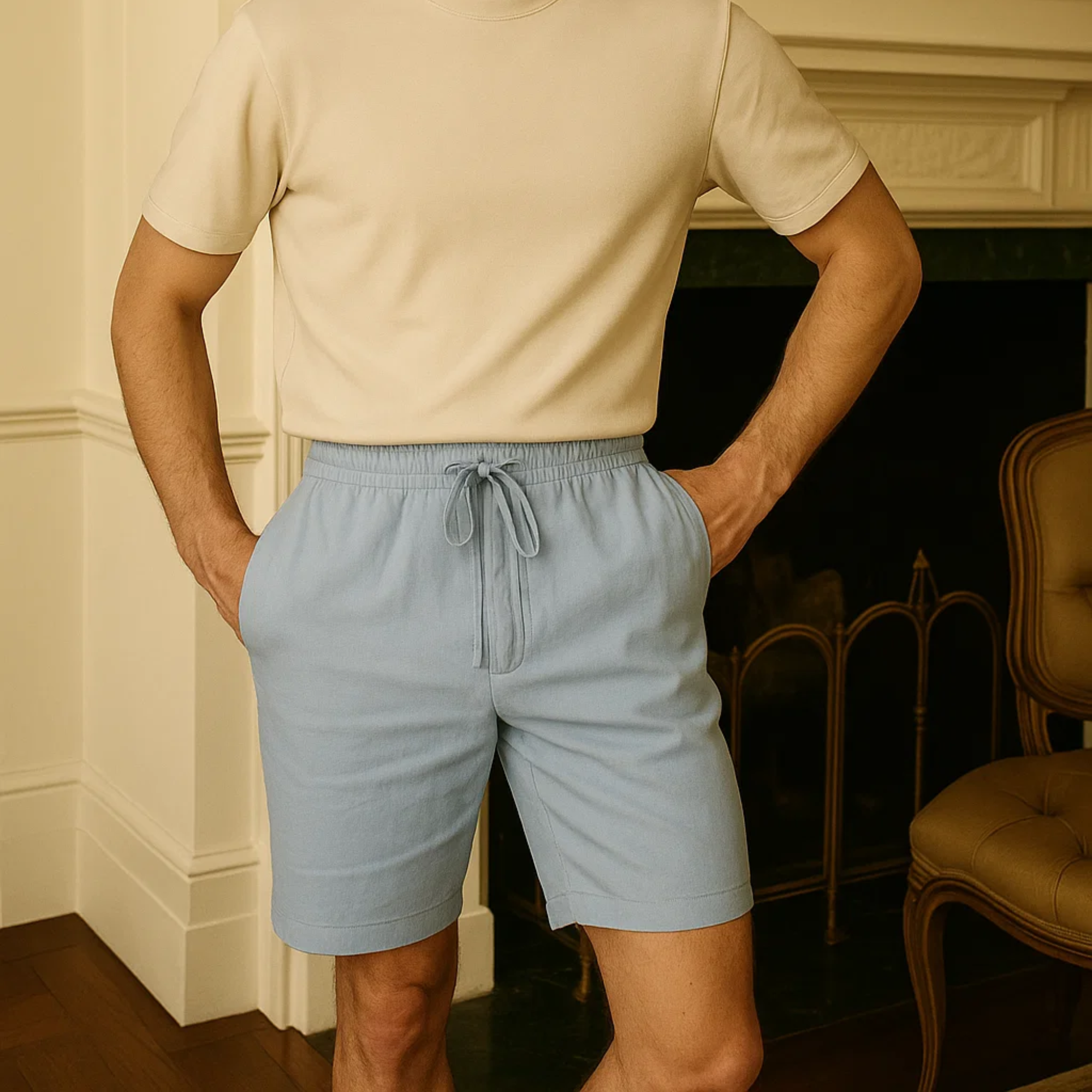 BreezeFit Linen Shorts